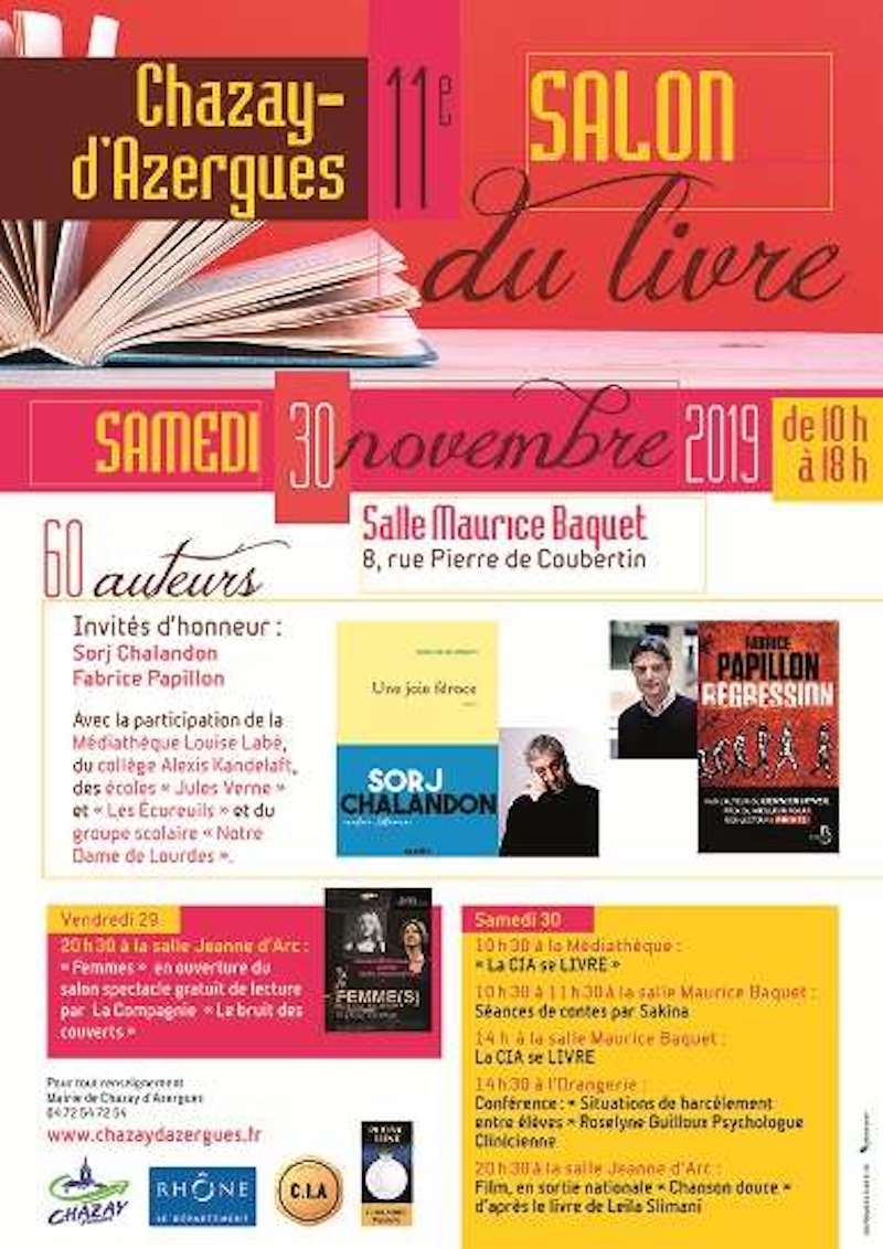 Salon Du Livre Chazay Dazergues Lire Et Faire Lire Rh Ne Et